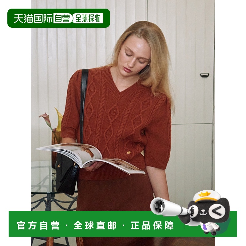 韩国直邮LEMEME法式新款浪漫休闲复古气质女款毛衣306094859