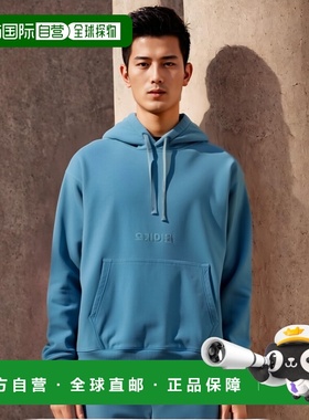 韩国直邮STUSSY 118509 蓝色 连帽衫 男女通用 运动休闲卫衣