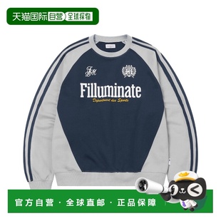 Raglan 韩国直邮FILLUMINATE Sporty FBESUTM087NY Swea 公用卫衣