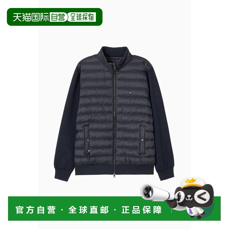 韩国直邮TOMMY HILFIGER [汤米-希尔费格男士混合材料立领夹克 T1
