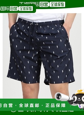 韩国直邮NEIL BARRETT 通体 Micro Bolts 游泳长短裤 (MY58026B Y