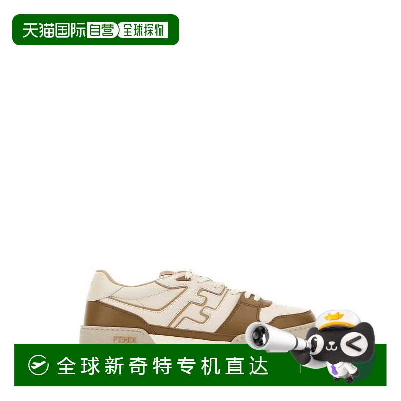 韩国直邮FENDI24FW平板鞋男7E1643AOMNF1NJ1WHITE HAZEL