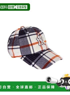 韩国直邮MLB MLB 儿童格纹球帽 7ACPK022N-50CRS