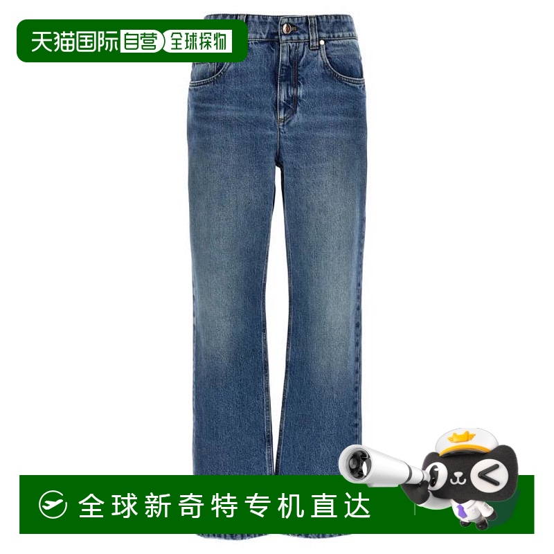 韩国直邮BRUNELLO CUCINELLI25SS牛仔裤女MA095P5758C8990BLUE