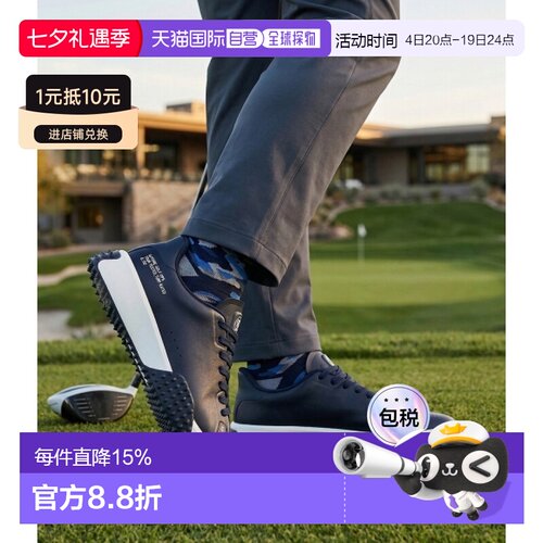 自营｜g/fore男士无钉高尔夫球鞋G112轻便柔软舒适深蓝色简约