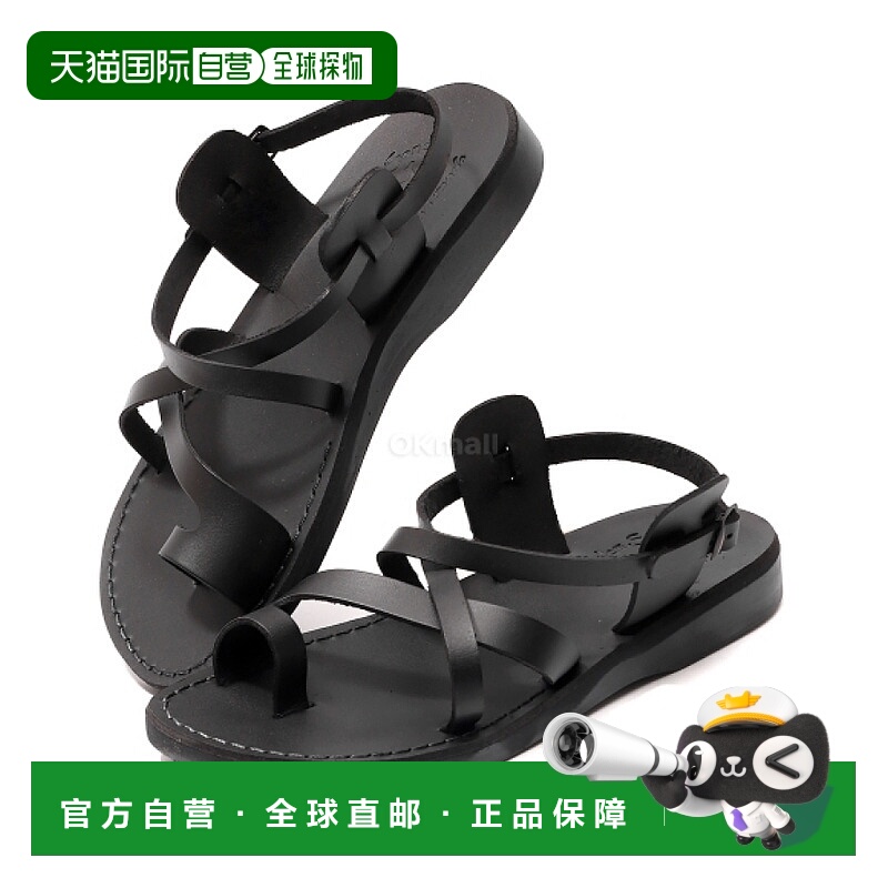 韩国直邮Jerusalem Sandals 6号好牧人扣黑色 凉鞋
