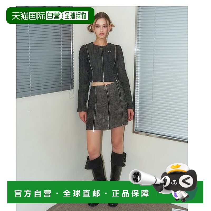 韩国直邮NASTY FANCY CLUB街头辣妹潮牌酷帅休闲时尚新款半身裙F2