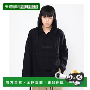 透气羊毛 夹克 VIYELLA 深海军蓝连帽拉链 韩国直邮AURALEE