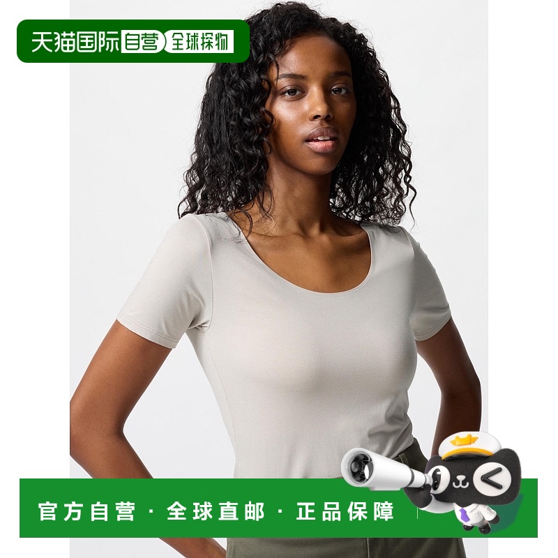 1h可退 韩国直邮uniqlo  T恤 上装时尚百搭舒适休闲透气设计运动