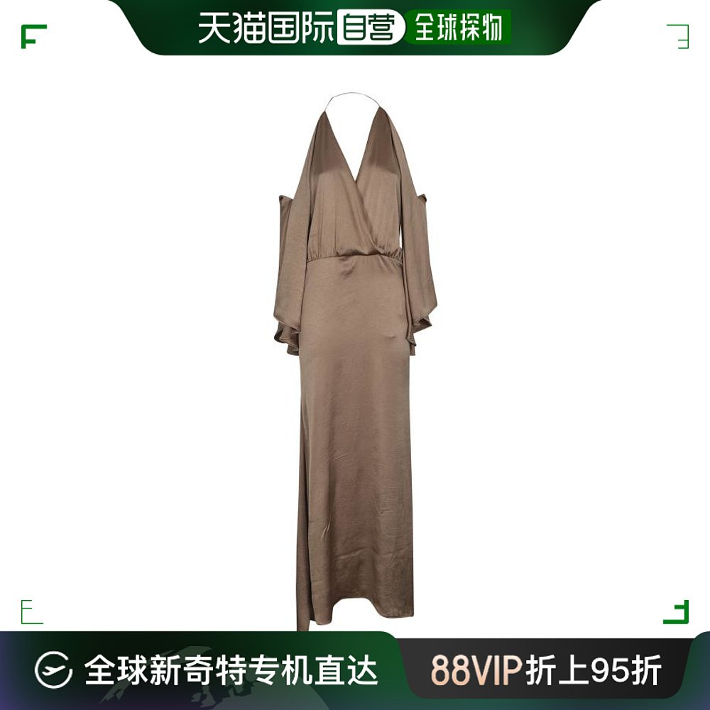 韩国直邮BLUMARINE24SS中长连衣裙女P444A085A N0809SANDY GREY