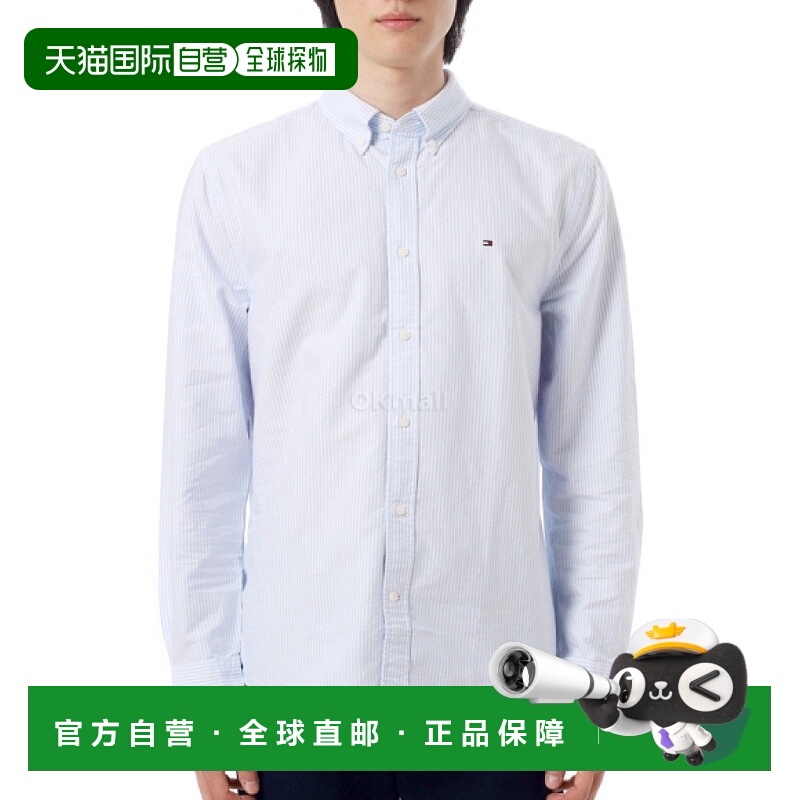 韩国直邮TOMMY HILFIGER HERITAGE 牛津条纹 RF 衬衫 (MW36238 0A