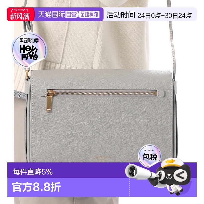 韩国直邮Thom Browne汤姆布朗小牛皮单肩包手提包MAG143B 00198