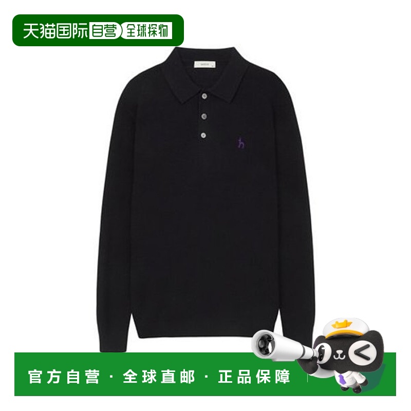 韩国直邮HAZZYS 赫奇斯海军蓝蜂巢组织羊毛卡拉针织男装（HZSW4D5