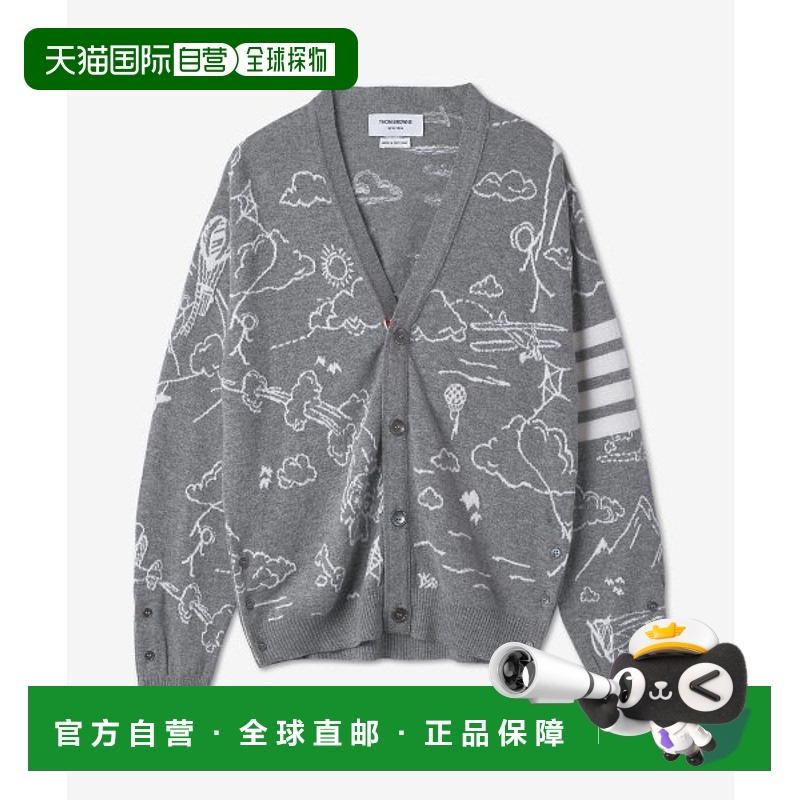 韩国直邮Thom Browne汤姆布朗MKC385AY20010554 BAR SKY SCENERY