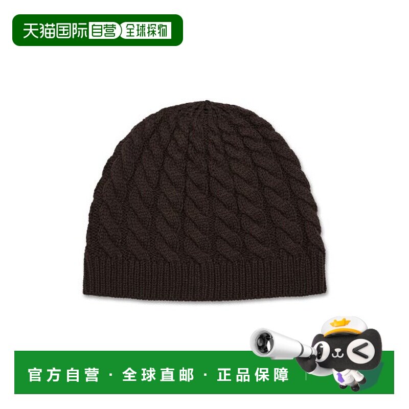韩国直邮Ames Worldwide 女士帽子CABLE BEANIE BROWN (AM2CFUAB23