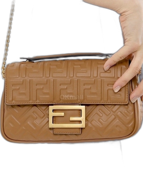 韩国直邮FENDI Baguette Chain Midi 纳帕皮包 (8BR793 AH9C F1AQ