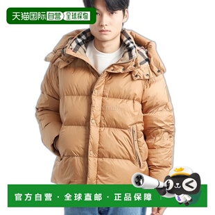 韩国直邮BURBERRY 可拆卸袖连帽羽绒服 (8083972) 好的博柏利鹅绒