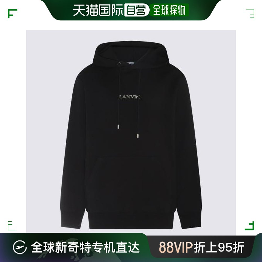 韩国直邮LANVIN24SS连帽衫连帽卫衣男RU HO0009 J110 P2410Black