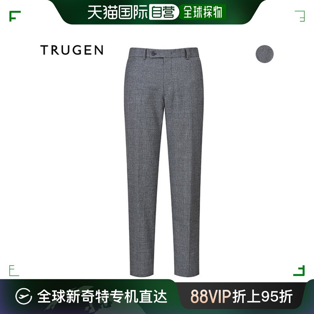 韩国直邮Trugen西裤[TRUGEN]灰色犬牙格纹西装裤子(TG8W0-M-封面