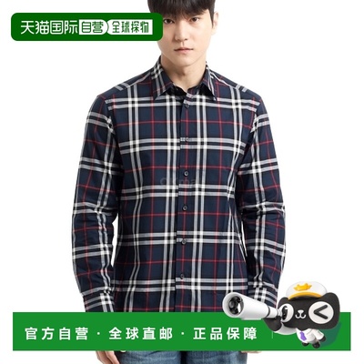 韩国直邮BURBERRY 格纹棉质衬衫 (8073215) 长袖衬衫博柏利
