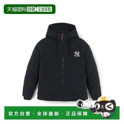 韩国直邮MLB Gofcore 连帽双绗缝轻质短衬垫（3ADJB2756-50BKS）