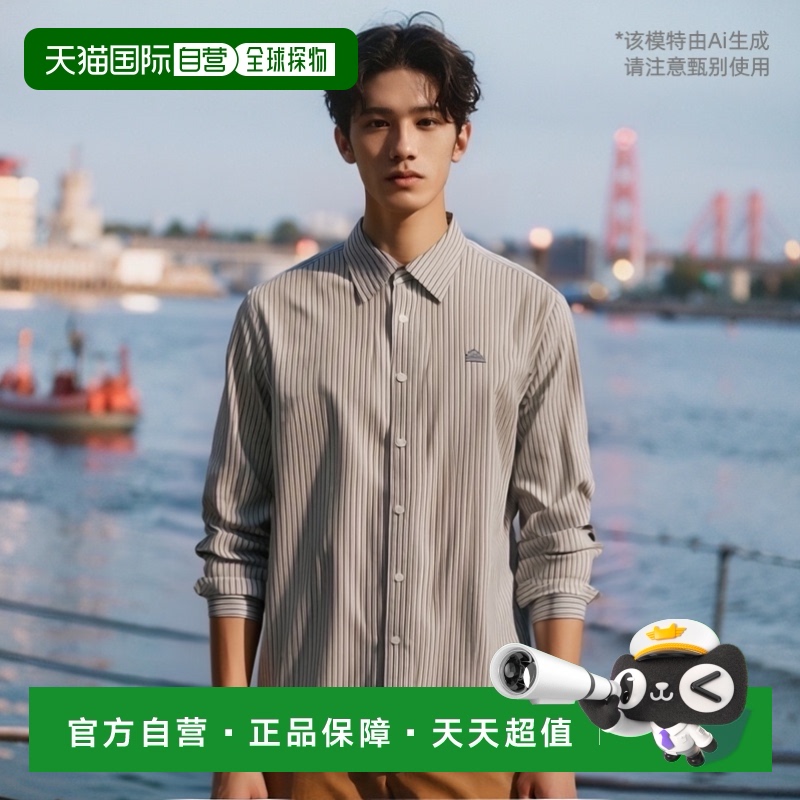 韩国直邮LEE正品美式复古经典24秋冬新款日常衬衫LE2403SH02BE