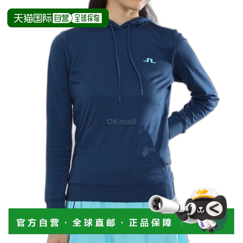 韩国直邮J.LINDEBERG 高尔夫长袖副罩衫 男女通用 连帽款 GWJS114