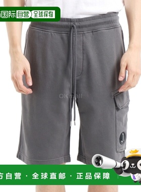 韩国直邮CP COMPANY 棉质斜角抓绒工装短裤 (18CMSB101A 110044R