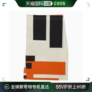 韩国直邮FENDI24SS中长裙女FQ7552ARU6 ORANGE