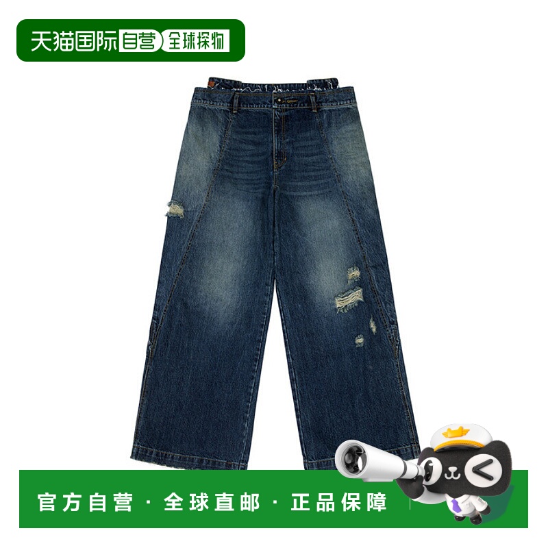 韩国直邮ADER ERROR 公用牛仔裤Oslon jeans Blue 304146889
