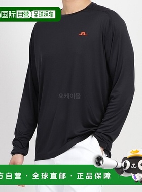 韩国直邮J.LINDEBERG 钻石长袖 T 恤 (AMJT08918-9999) 长袖