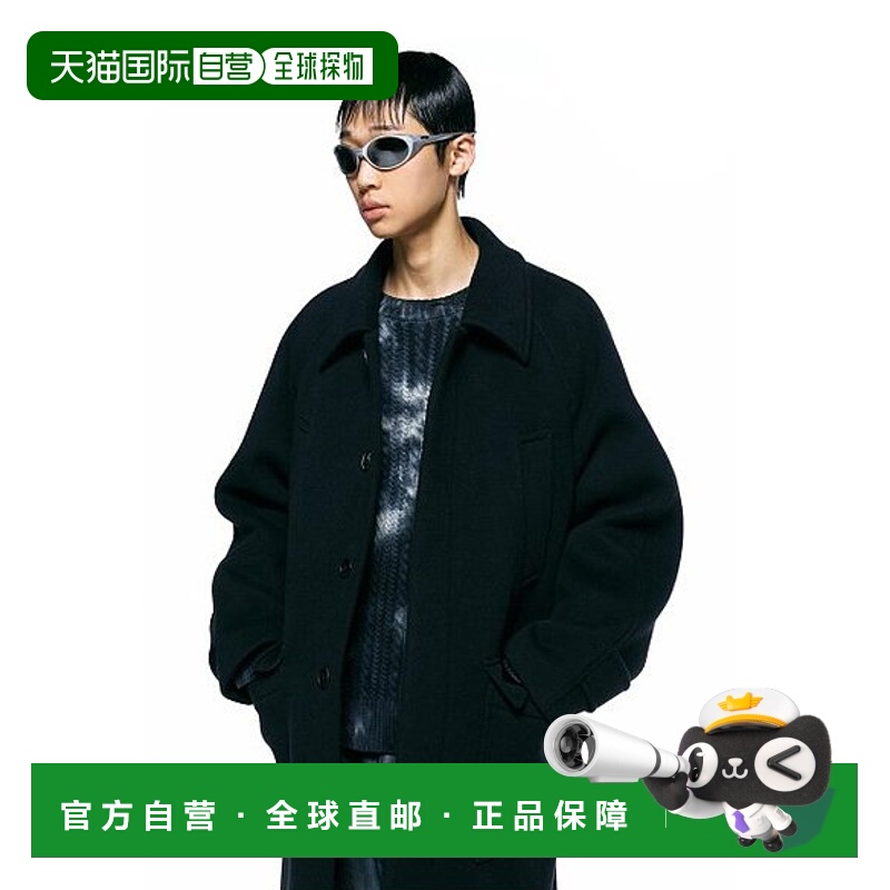 韩国直邮INSILENCE设计师款通用日常休闲宽松时尚大衣IM2C4CT04DN