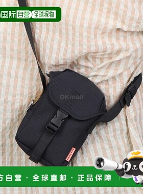 韩国直邮Acne Studios C10167 900 交叉包 尼龙纸感材质 牛皮饰边