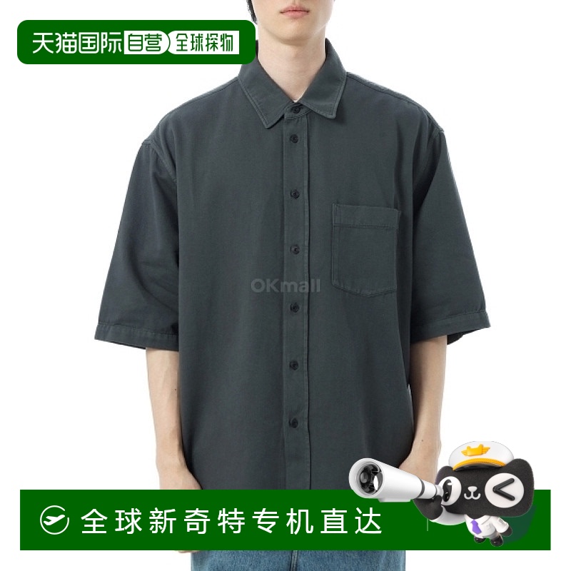 韩国直邮Lemaire SS牛仔衬衫(SH1174 LD1041 714)短袖衬衫