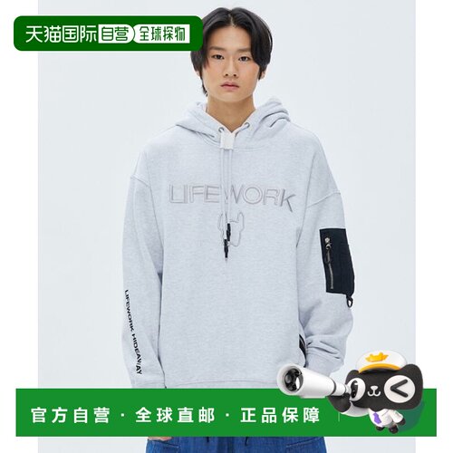 韩国直邮LIFEWORK 公用男士连帽衫LW231HD321新款卫衣