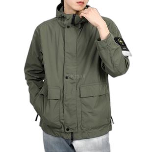 韩国直邮STONE ISLAND 41526 微斜纹连帽外套 男士夹克 801541526