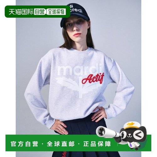 韩国直邮MARDI MERCREDI ACTIF 运动卫衣/套头衫AFK33SPO001HTRD