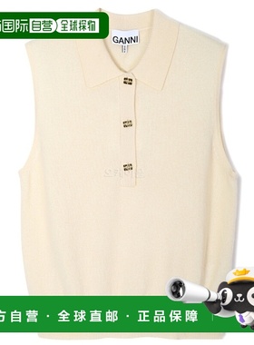 韩国直邮GANNI 无袖 POLO 毛衣 (K2131 354) 吊带好的