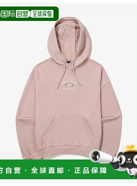 韩国直邮FILA M 女式半圆领小徽标连帽衫 KQC FS2POG3153F-DTP 半