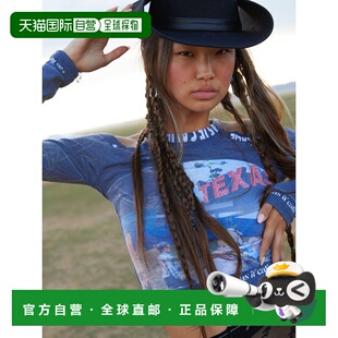 TEXAS CUT BLACK女装 T恤CA SLEEVE CALIE LONG 韩国直邮AS OUT