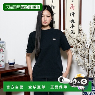 韩国直邮GOALSTUDIO 空气网箱徽标 T 恤-黑色