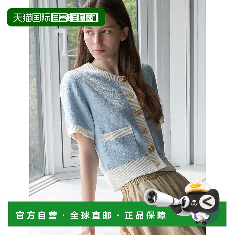 韩国直邮LEMEME法式新款浪漫休闲复古气质女款针织衫305846495