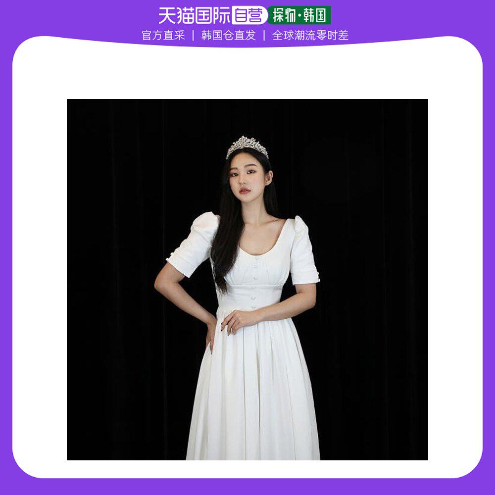 韩国直邮Art Box 连衣裙 [ARTBOX] 树林礼服 U领扣子自助婚纱(S-6
