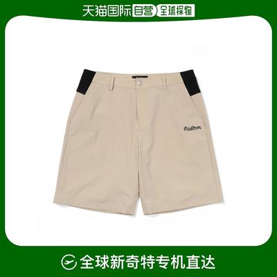 韩国直邮MALBON GOLF 男士短裤WOVEN Shorts M4221PHP05BEI