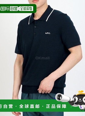 韩国直邮A.P.C 波罗 弗林 短袖珠地网眼T恤 COGDK H23309 IAJ