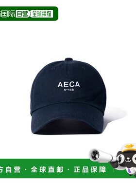 韩国直邮AECA WHITE 男士帽子AWEMSSBAACAST004C6LB AECA LOGO CA
