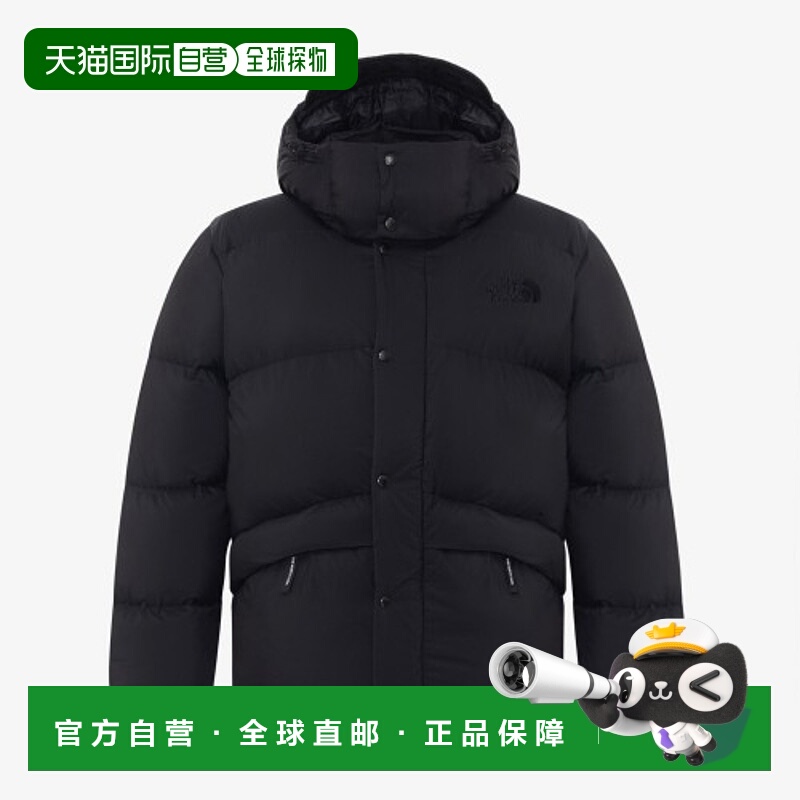 韩国直邮北面THE NORTH FACE Logo刺绣连帽宽松长袖羽绒外套 男款