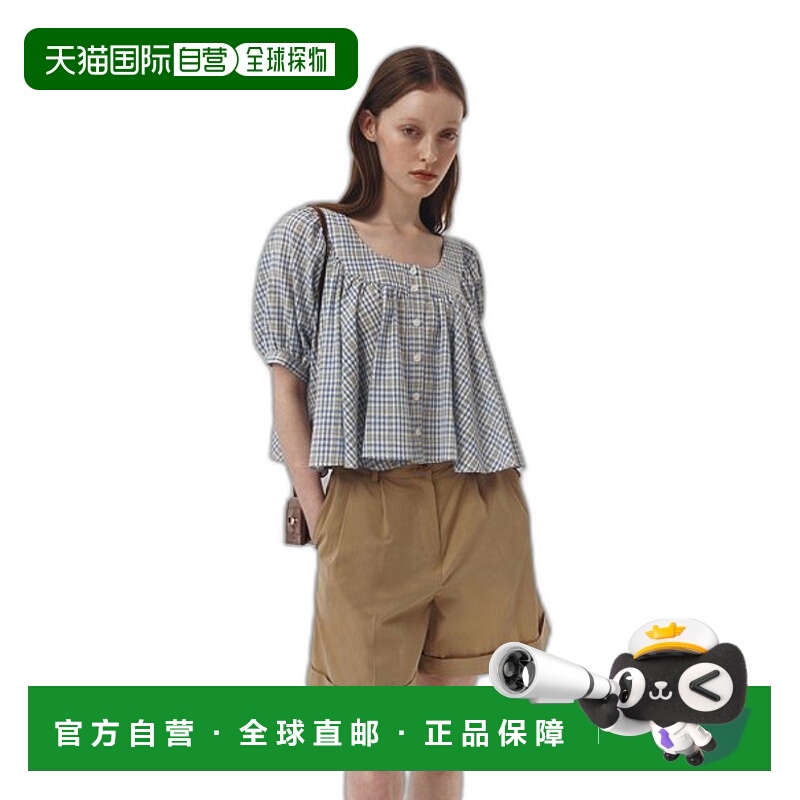 韩国直邮Dunst2023秋冬新品中性风经典女款雪纺衫UDBL3B241I3