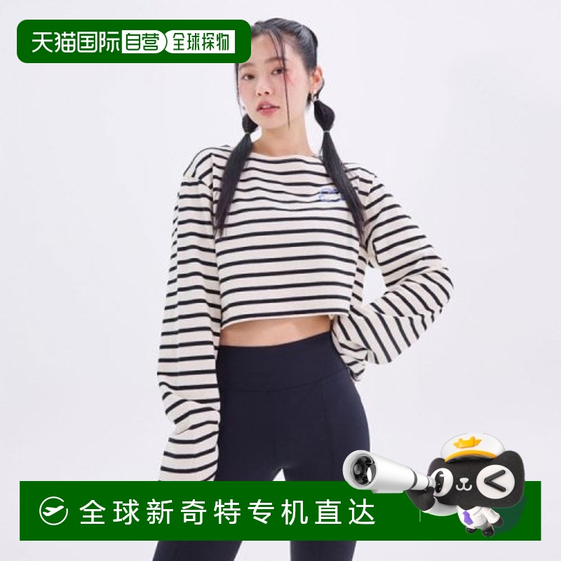 韩国直邮LALAFOX韩国正品运动时尚瑜伽小众日常辣妹女款T恤BN4CL0