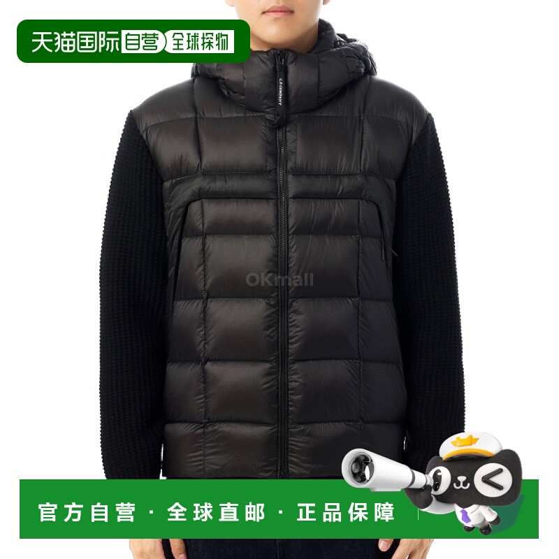韩国直邮CP COMPANY 细美利奴羊毛混合全拉链护目镜毛衣（19CMKN1